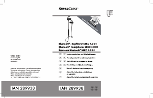 Bedienungsanleitung SilverCrest SBKO 4.0 D1 Kopfhörer