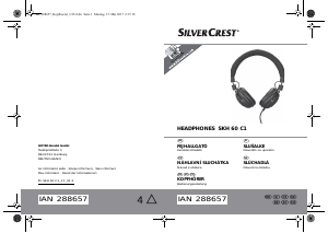 Használati útmutató SilverCrest IAN 288657 Fejhallgató