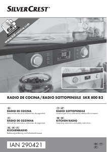 Manual SilverCrest SKR 800 B2 Rádio