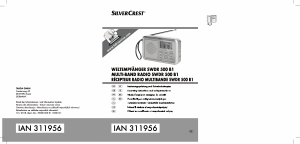 Bruksanvisning SilverCrest SWDR 500 B1 Radio