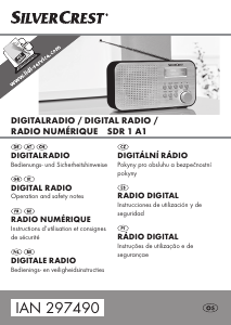 Manual SilverCrest SDR 1 A1 Rádio