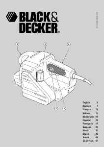 Handleiding Black and Decker KA85 Bandschuurmachine