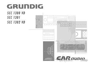Bedienungsanleitung Grundig SCC 1300 VD Autoradio