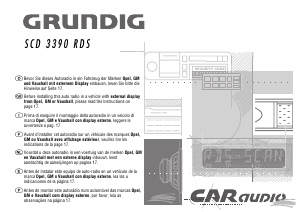 Bedienungsanleitung Grundig SCD 3390 RDS Autoradio