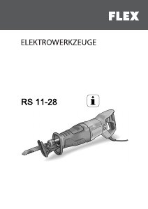 Kasutusjuhend Flex RS 11-28 Tiigersaag