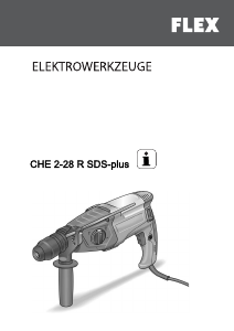 Brugsanvisning Flex CHE 2-28 R SDS-plus Borehammer