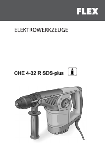 Instrukcja Flex CHE 4-32 R SDS-plus Młotowiertarka