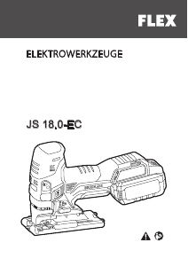 Bruksanvisning Flex JS 18.0-EC Sticksåg
