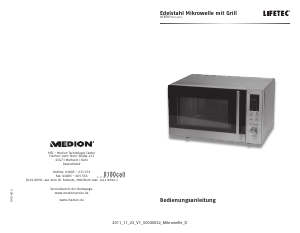 Bedienungsanleitung Lifetec MD 13693 Mikrowelle