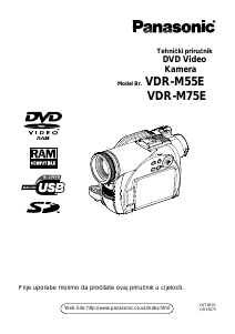 Priručnik Panasonic VDR-M75EG Videokamera
