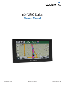Bruksanvisning Garmin nuvi 2789LMT Bilnavigator