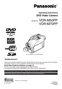 Handleiding Panasonic VDR-M70PP Camcorder