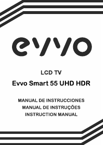 Manual EVVO Smart 55 UHD HDR Televisor LCD