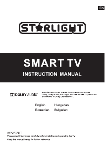 Használati útmutató Star-Light 40DM6600 LED-es televízió