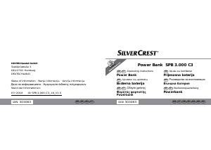 Bedienungsanleitung SilverCrest SPB 3.000 C3 Ladegerät