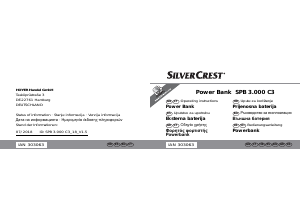 Handleiding SilverCrest SPB 3.000 C3 Mobiele oplader