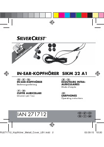 Handleiding SilverCrest SIKM 32 A1 Koptelefoon