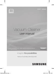 Käyttöohje Samsung SC52U0 Pölynimuri