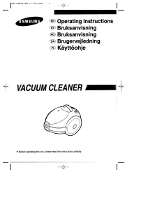 Manual Samsung VC-6814VN Vacuum Cleaner