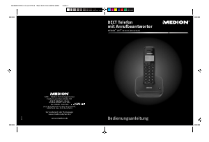 Bedienungsanleitung Medion LIFE S63025 (MD 82448) Schnurlose telefon