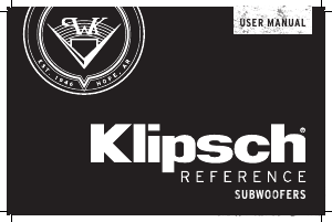 Manual Klipsch R-10SW Subwoofer