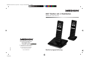 Bedienungsanleitung Medion LIFE S63085 (MD 83282) Schnurlose telefon