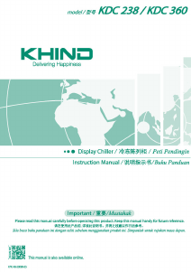 Manual Khind KDC238 Refrigerator
