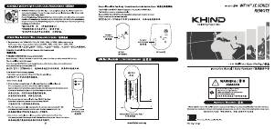 Handleiding Khind WF1680RSE Ventilator
