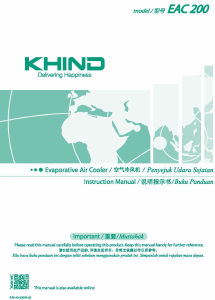 Bruksanvisning Khind EAC 200 Luftkonditionering
