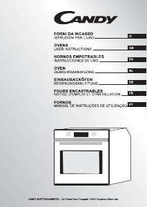 Manual Candy FPP 6690 N Forno