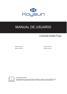 Manual de uso Kaysun KSD-35 DR12 Aire acondicionado