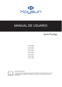 Manual de uso Kaysun KAY-71 DR8 Aire acondicionado