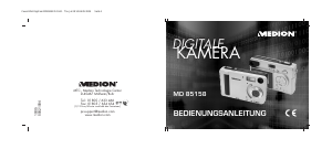 Bedienungsanleitung Medion MD 85158 Digitalkamera