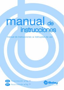 Manual de uso Balay 3EB950M Placa