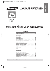 Käyttöohje Samsung RS21JPSM Jääkaappipakastin