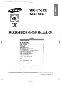 Bruksanvisning Samsung RS21JLAL Kjøle-fryseskap