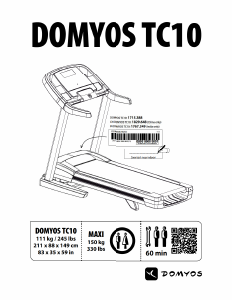 Mode d’emploi Domyos TC 10 Tapis de course