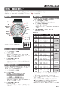 説明書 シチズン CB1020-54E Xc 時計