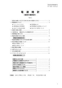 説明書 Rhythm 4RN429HG04 時計