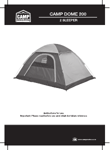 Handleiding Camp Master Camp Dome 200 Tent