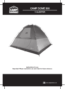 Manual Camp Master Camp Dome 500 Tent