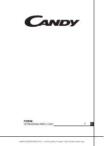 Manuale Candy CELFXP613X/E Forno
