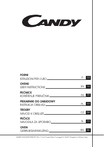Instrukcja Candy FCPK626W Piekarnik