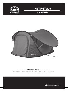 Manual Camp Master Instant 200 Tent