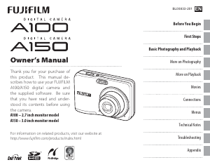 Handleiding Fujifilm A150 Digitale camera