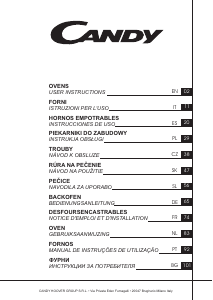 Instrukcja Candy FCPS815XL/E Piekarnik