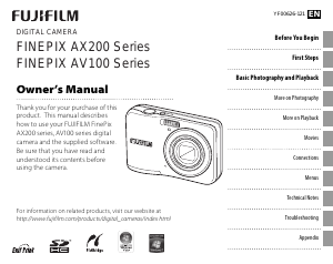 Handleiding Fujifilm FinePix AX200 Digitale camera