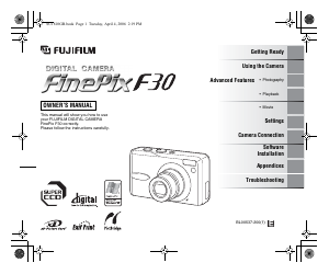 Handleiding Fujifilm FinePix F30 Digitale camera