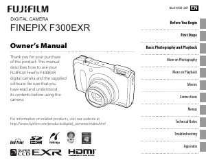 Manual Fujifilm FinePix F305EXR Digital Camera