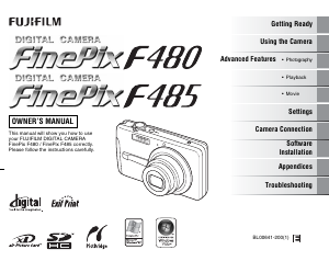 Handleiding Fujifilm FinePix F480 Digitale camera